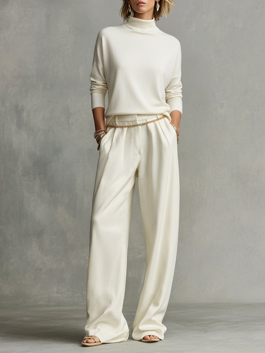 Rose | Cream Knit Set