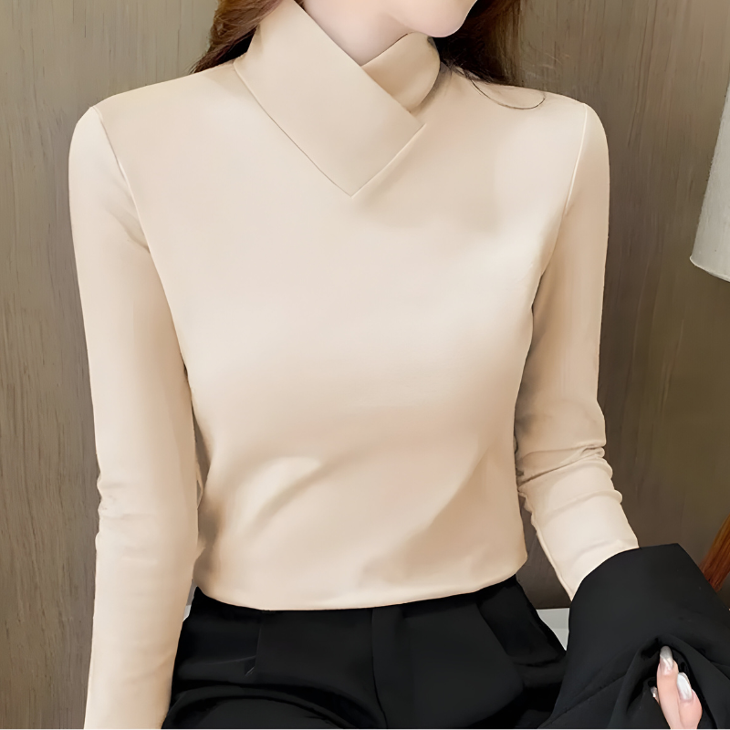Jacaranda | Minimal Turtleneck Knit Top