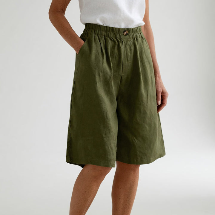 Wandeline™ | Short large taille élastique confort estival naturel