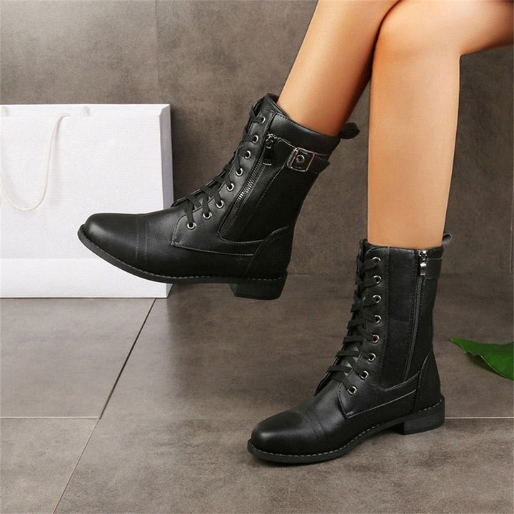 Dana | Toe Side Zipper Orthopedic Boots