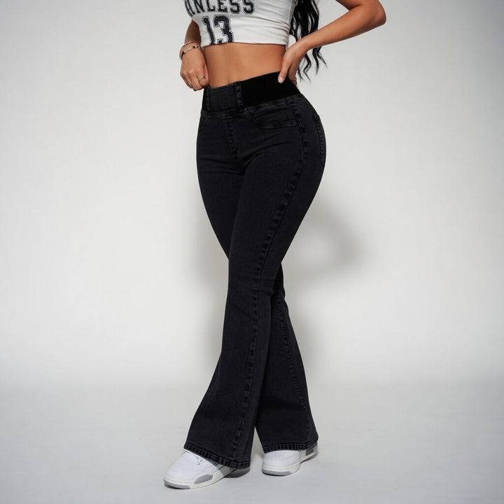 Tayla | Sculpting High Waisted Flare Jeans