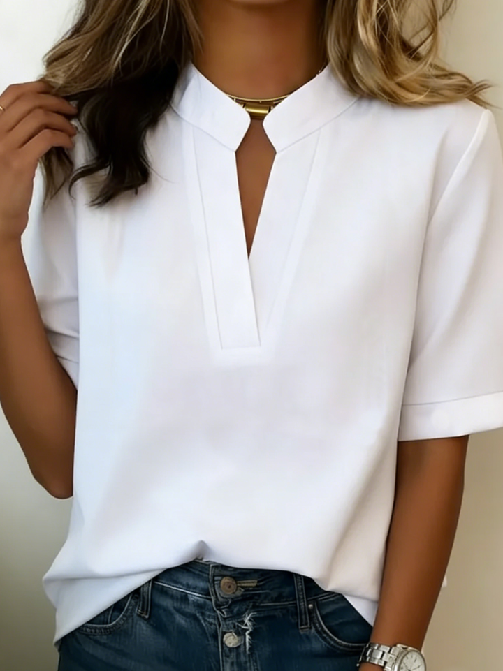 Cara | Refined Collar Blouse