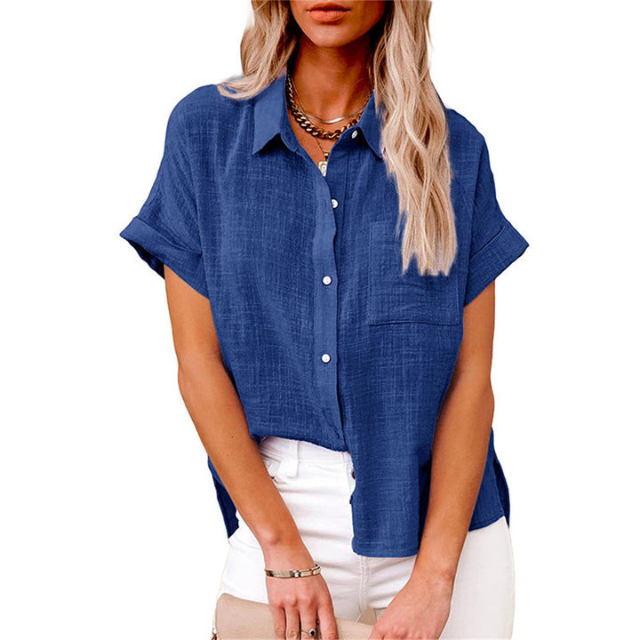 Nora | Relaxed Button-Front Blouse