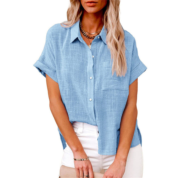 Nora | Relaxed Button-Front Blouse