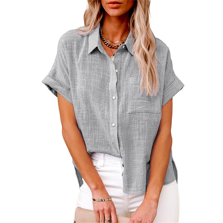 Nora | Relaxed Button-Front Blouse