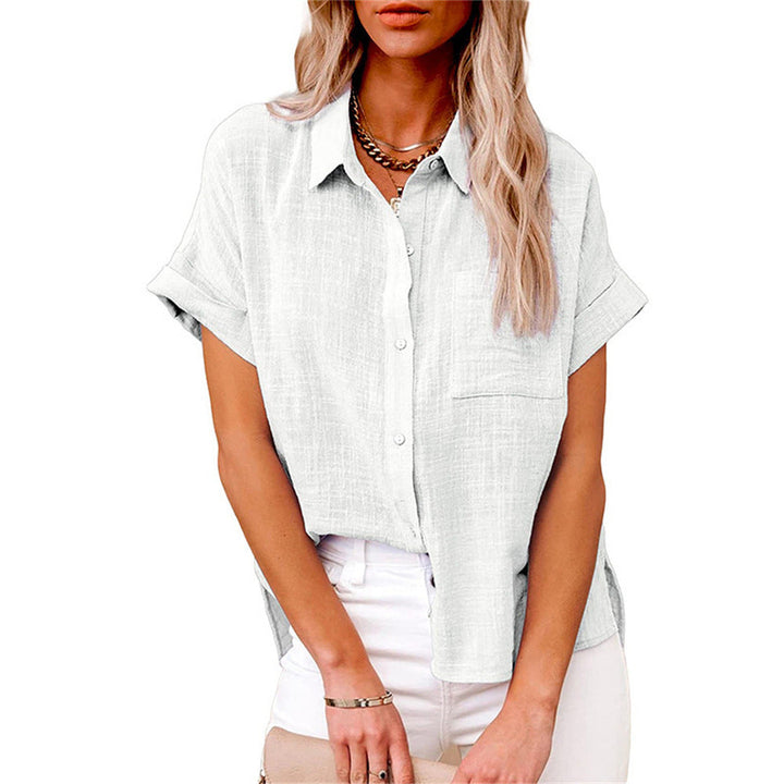Nora | Relaxed Button-Front Blouse