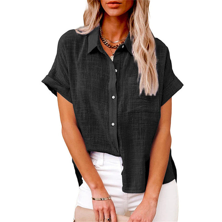 Nora | Relaxed Button-Front Blouse