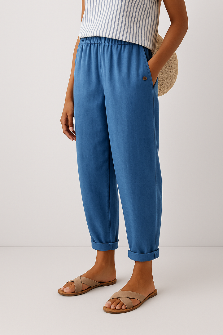 Perrie | Effortless Linen Pants with Side Pockets