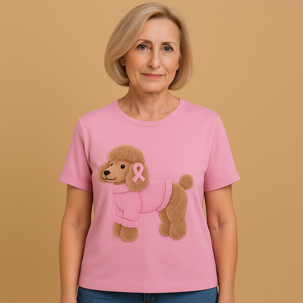 Bowen | Playful Dachshund Print T Shirt