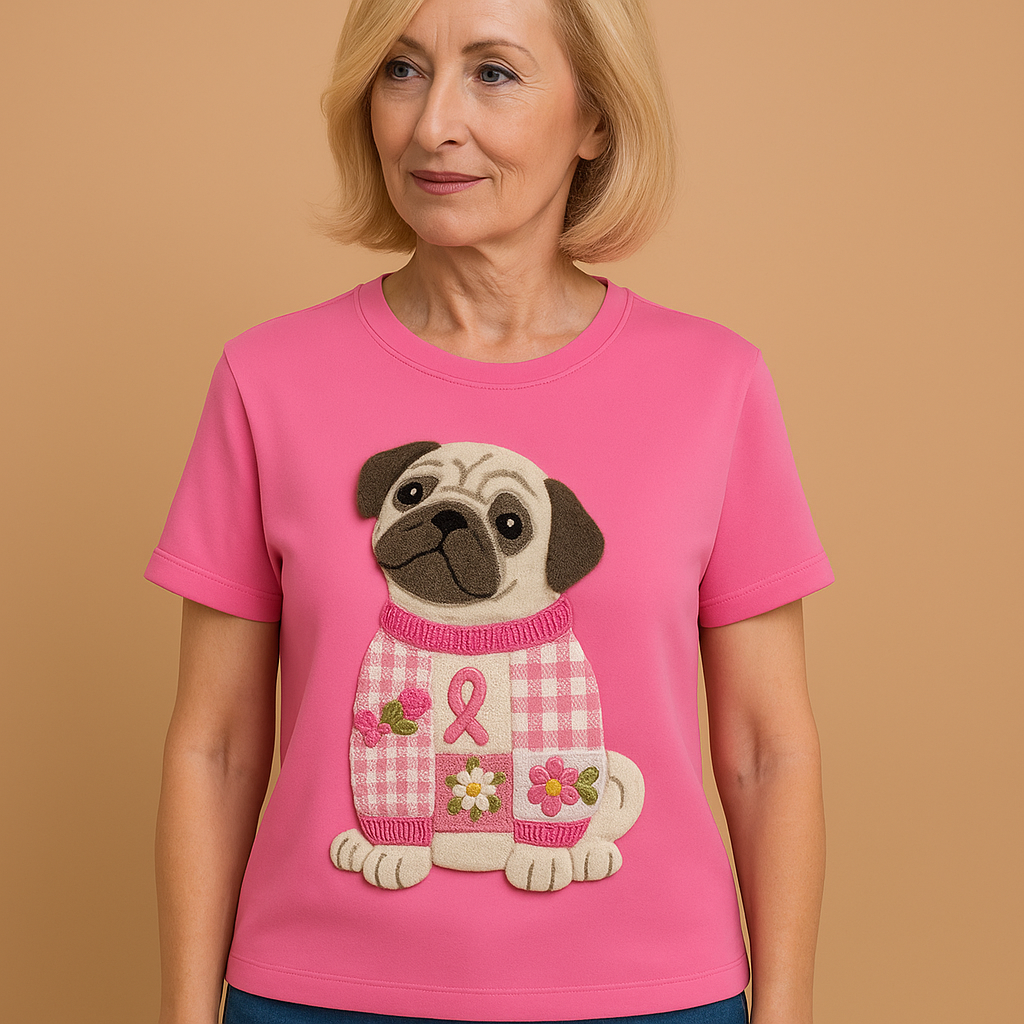 Bowen | Playful Dachshund Print T Shirt