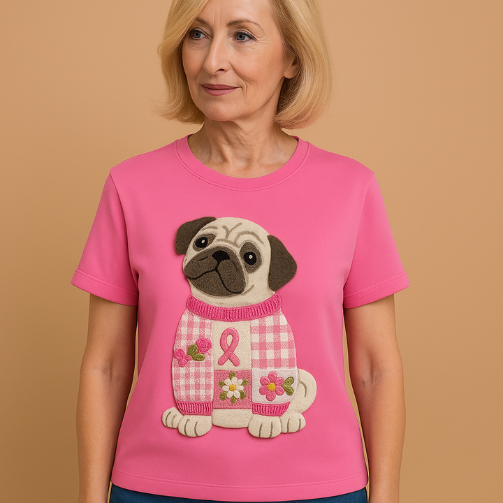 Bowen | Playful Dachshund Print T Shirt