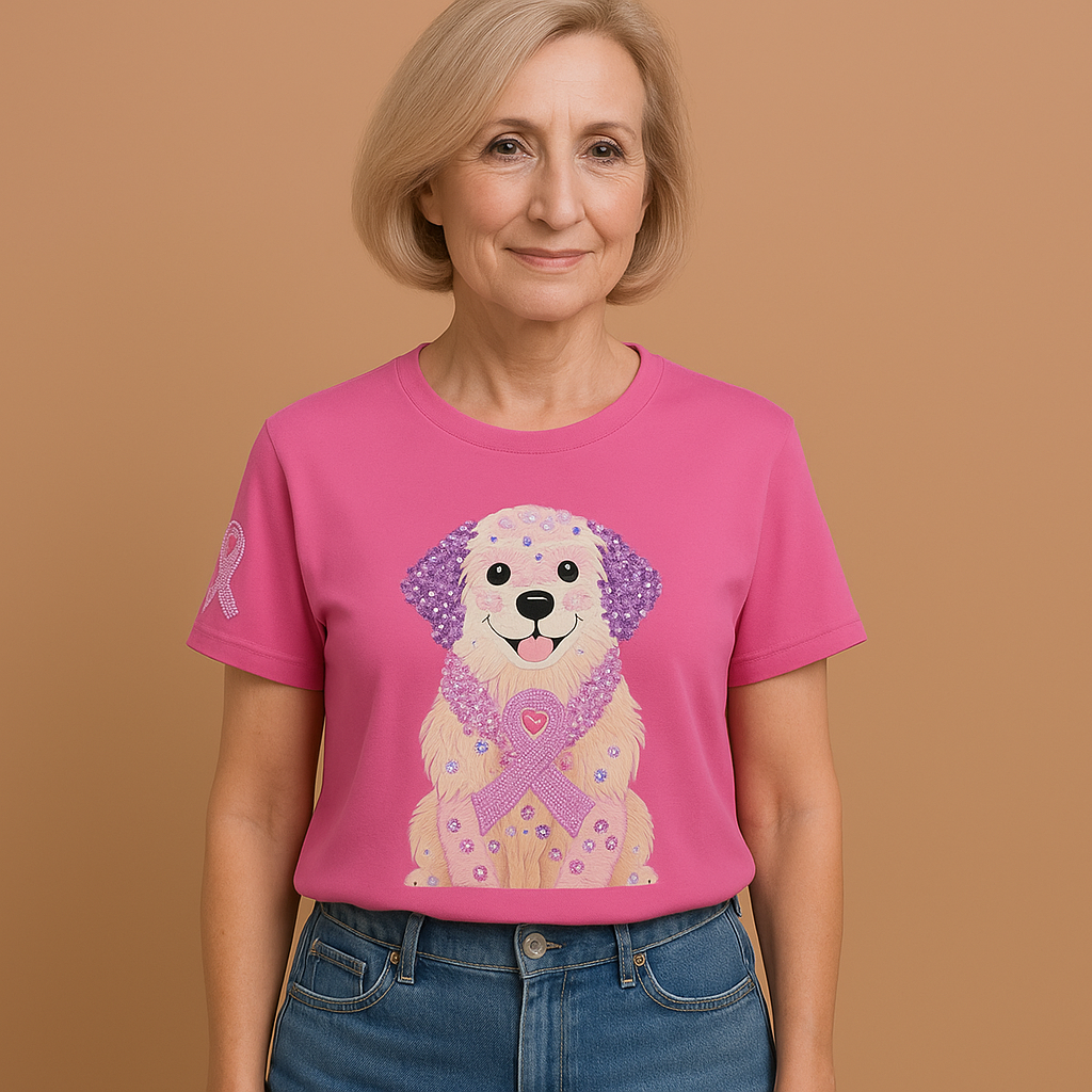 Bowen | Playful Dachshund Print T Shirt