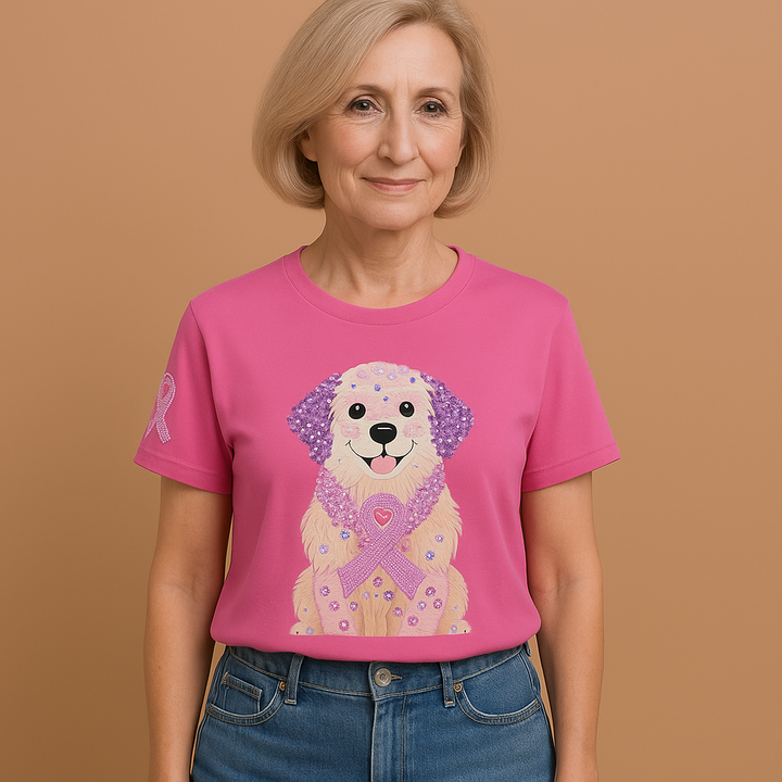 Bowen | Playful Dachshund Print T Shirt
