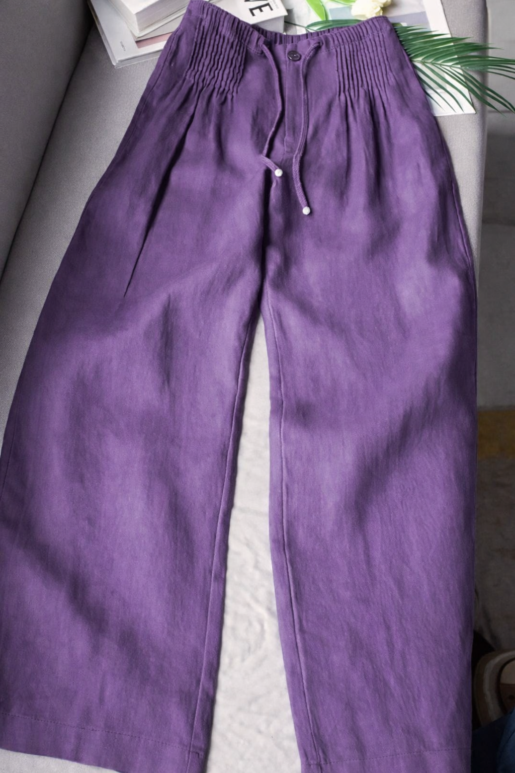 Zofia | Lightweight Wide Leg Cotton Pants