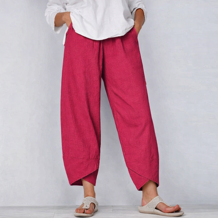 Gilly | Chic Pleated Summer Pants with Pockets
