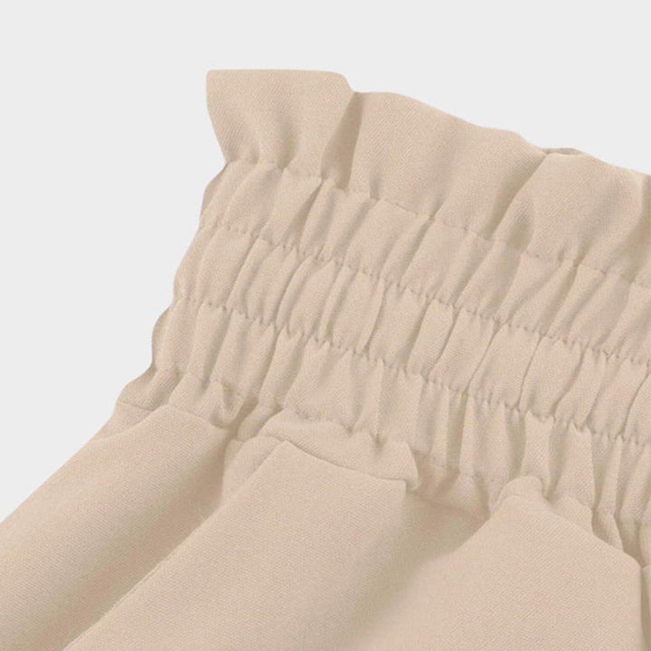 Mairi | Flowing Shirred Waist Palazzo Pants