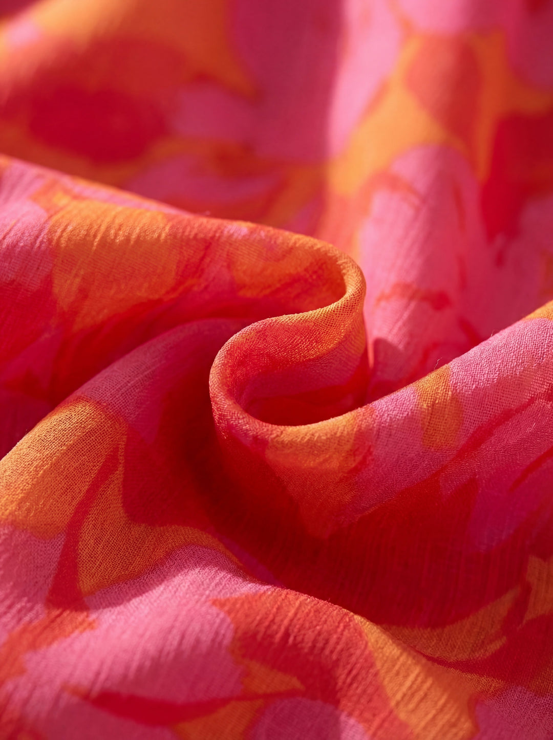 Oliva | Floral Maxi Dress with Puff Sleeves and V-Neck
