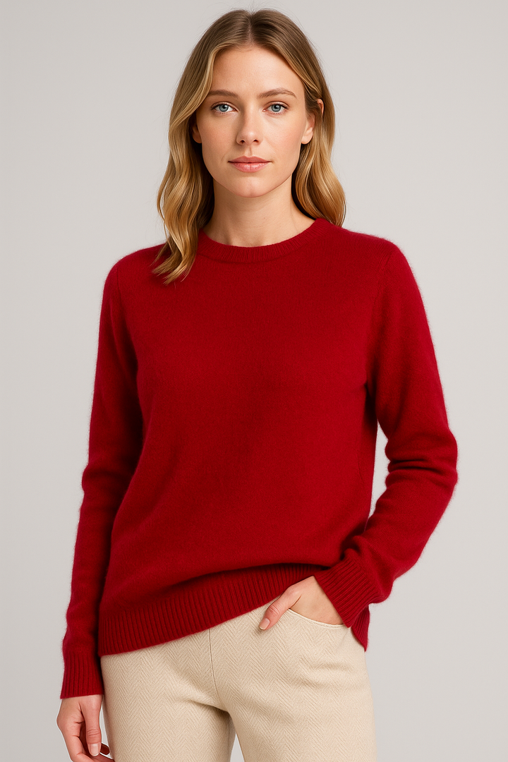 Jetty | Classic Crewneck Cashmere Blend Jumper