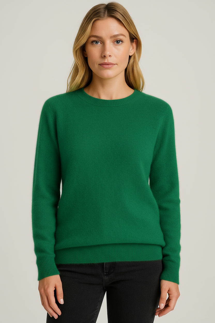 Jetty | Classic Crewneck Cashmere Blend Jumper