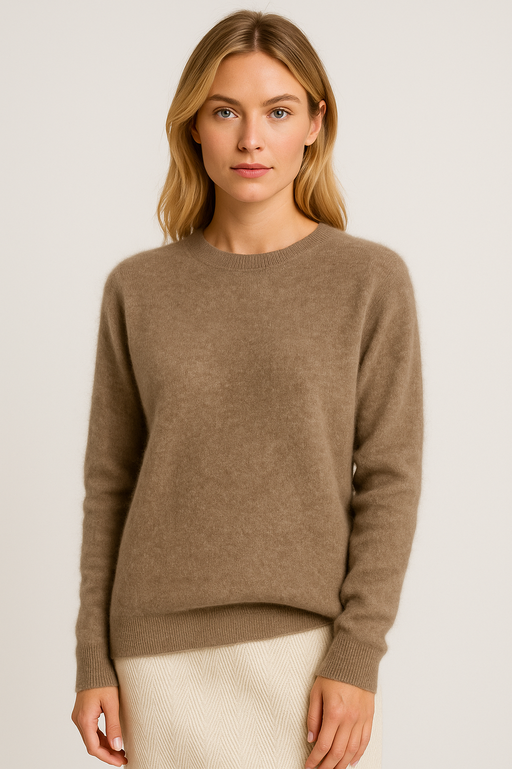 Jetty | Classic Crewneck Cashmere Blend Jumper