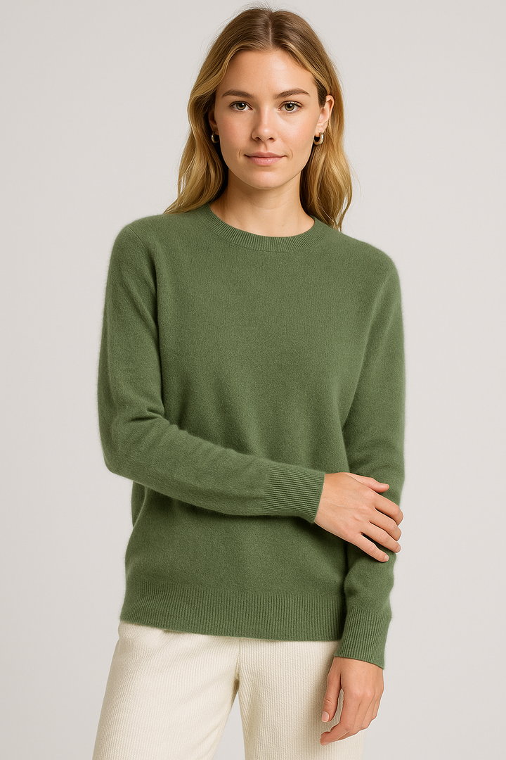 Jetty | Classic Crewneck Cashmere Blend Jumper
