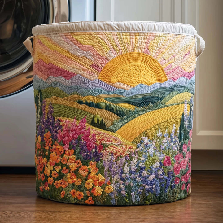 Hand-Quilted Sheep Basket