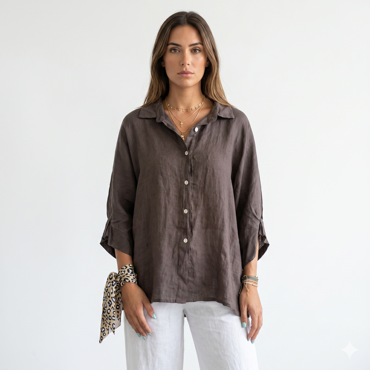 Mimi | Effortless Linen Button Shirt