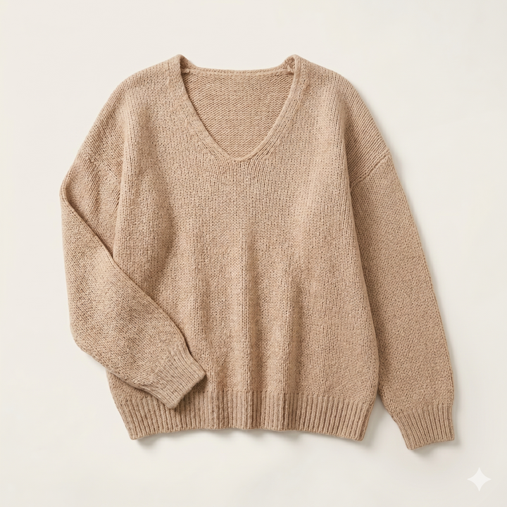 Cassidy | Soft V Neck Knit Jumper