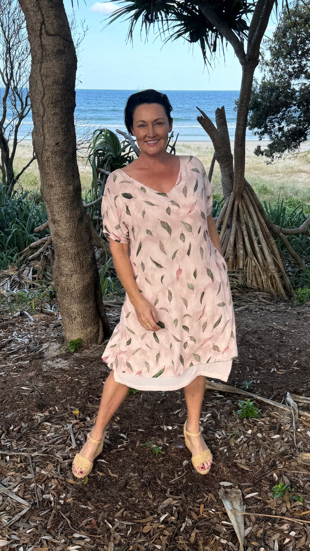 Diana | Soft Flowy Midi Dress