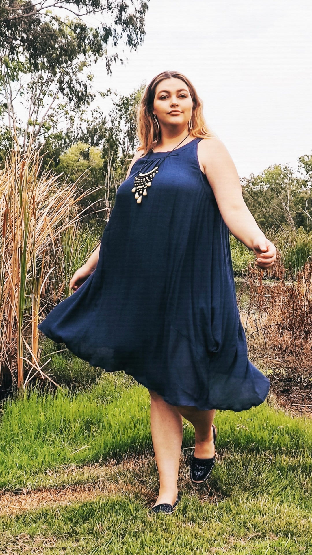 Eden | Casual Cotton Maxi Dress