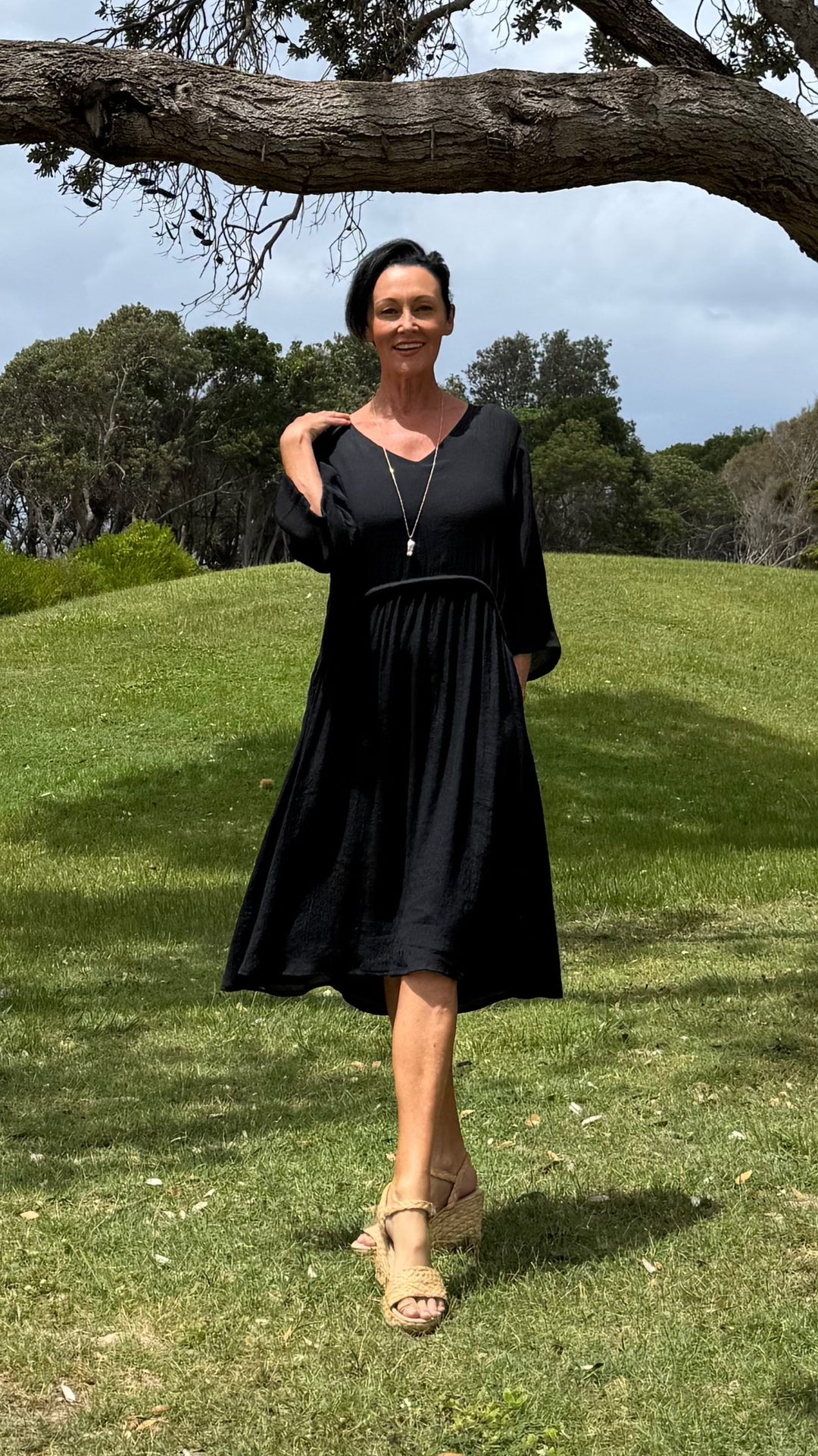 Abigail | Bamboo Blend Midi Dress