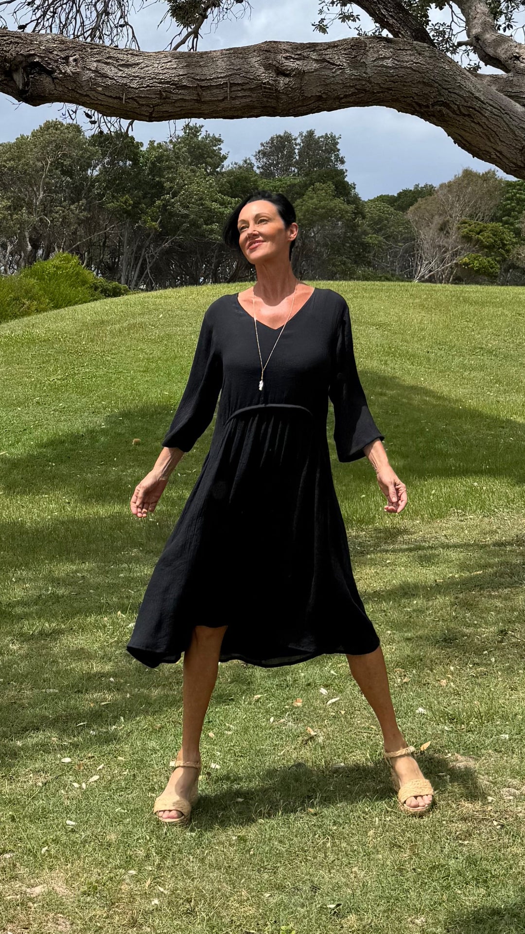Abigail | Bamboo Blend Midi Dress