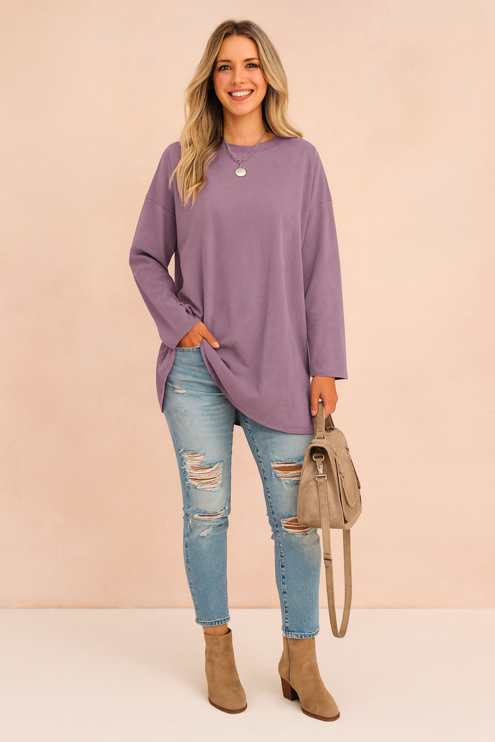 Lexi | Relaxed Long Sleeve Tunic Top
