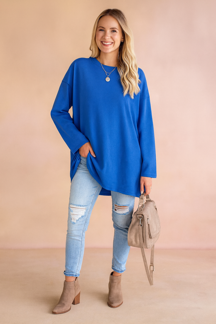 Lexi | Relaxed Long Sleeve Tunic Top