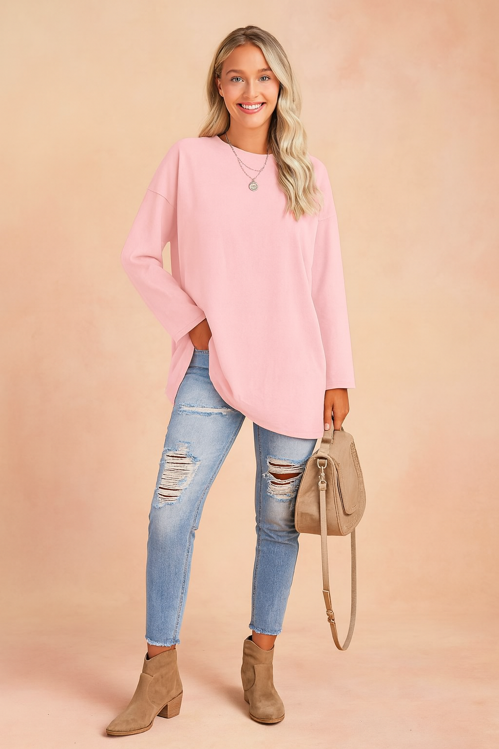 Lexi | Relaxed Long Sleeve Tunic Top