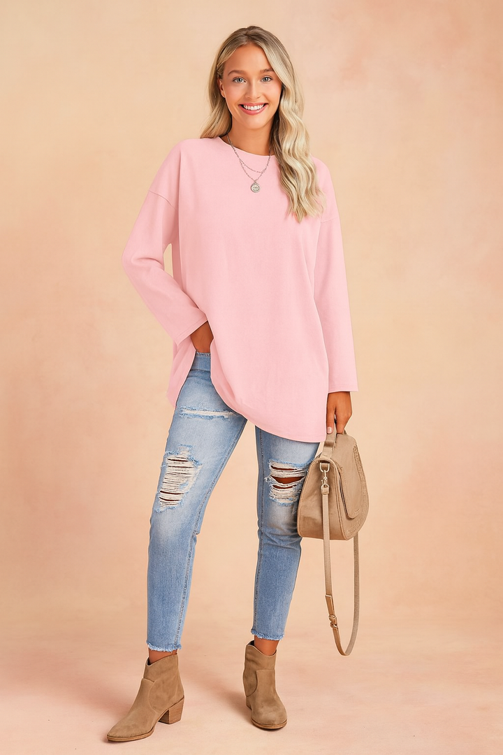 Lexi | Relaxed Long Sleeve Tunic Top