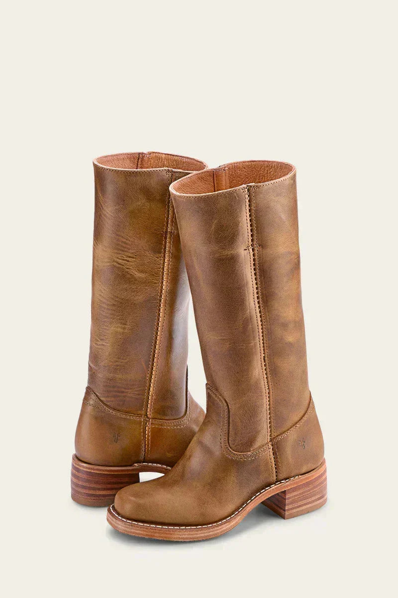 Van | Knee-High Boots with Slim Fit and Structured Sole