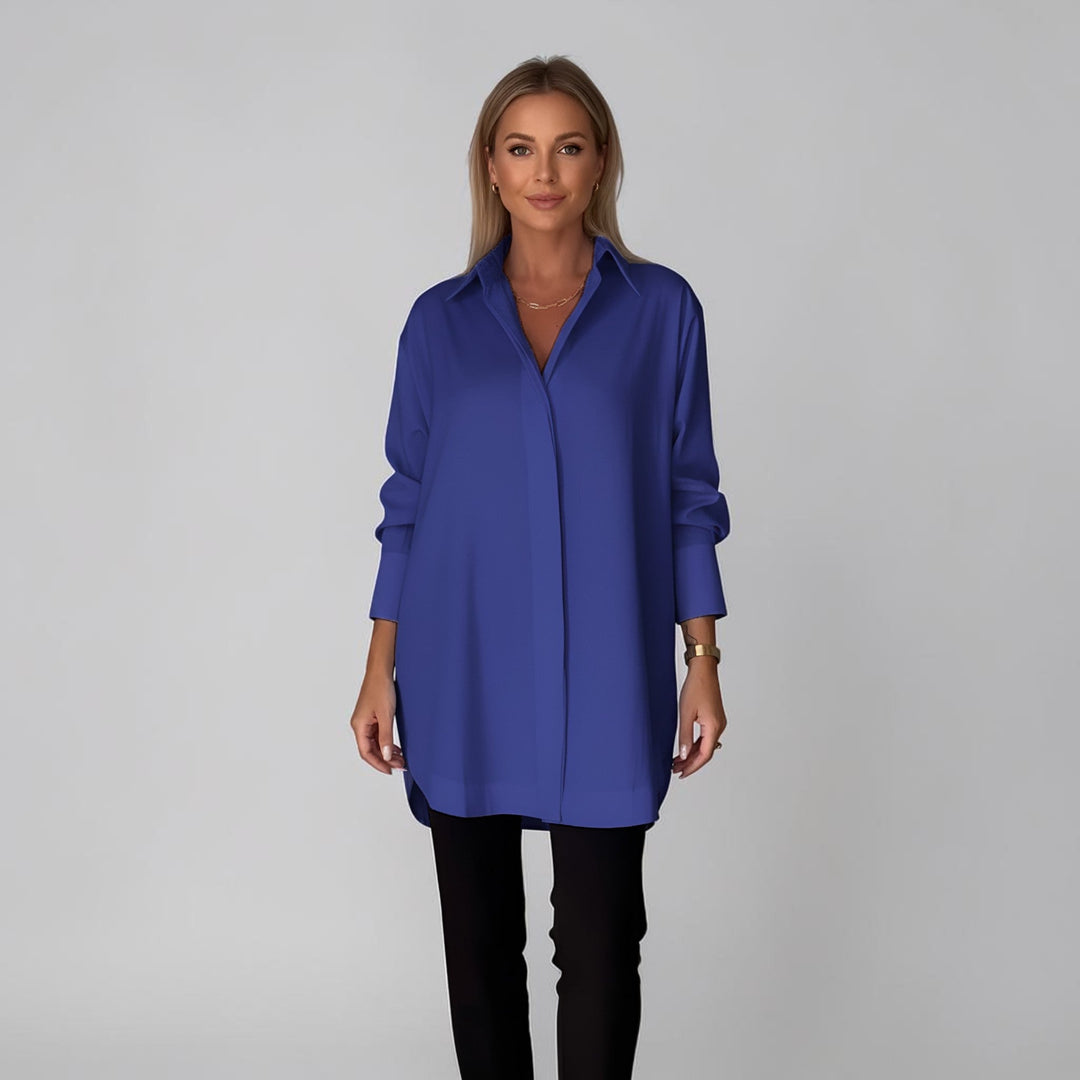 Dora | Relaxed Long-Sleeve Blouse