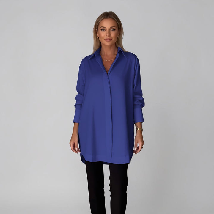 Dora | Relaxed Long-Sleeve Blouse