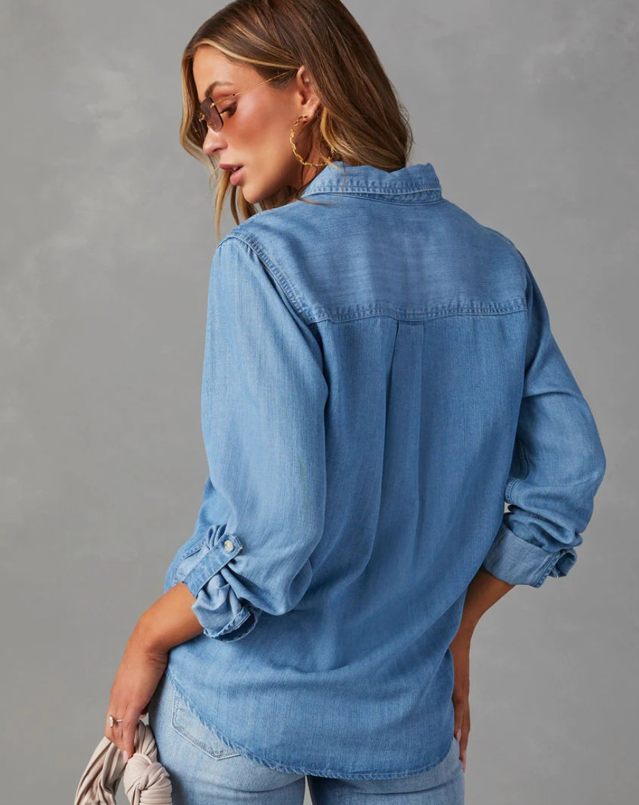 Xena | Long-Sleeve Button Polo