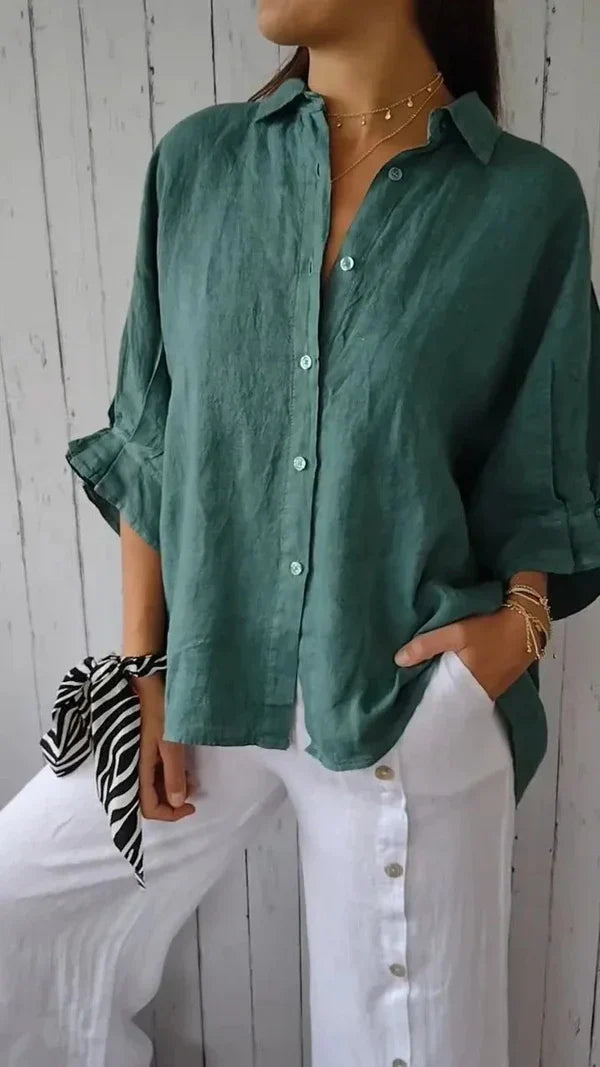 Mimi | Effortless Linen Button Shirt