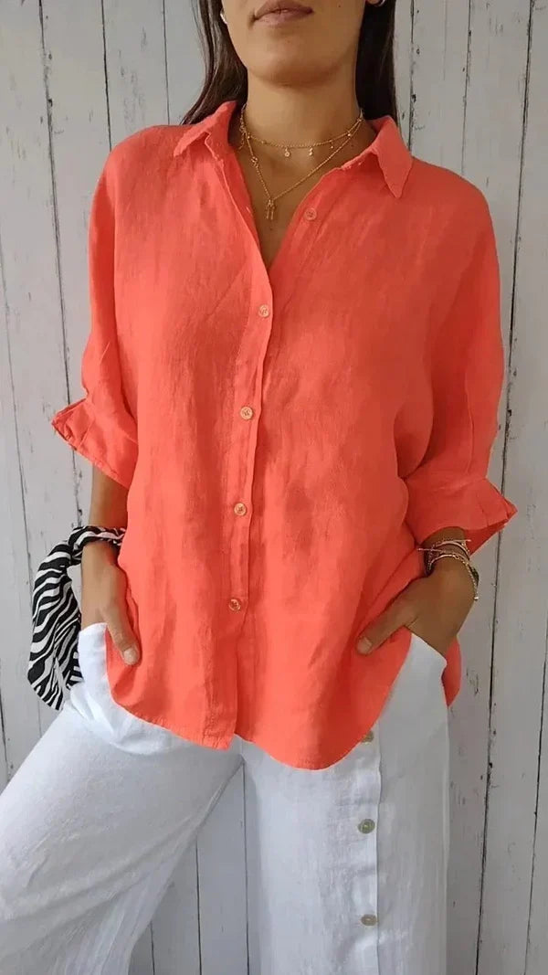 Mimi | Effortless Linen Button Shirt
