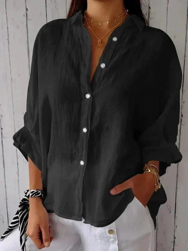 Mimi | Effortless Linen Button Shirt