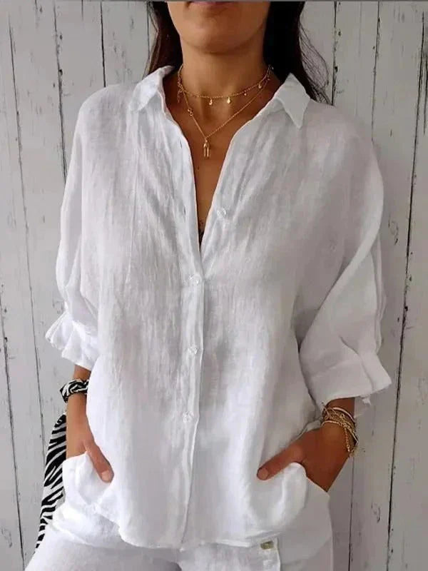 Mimi | Effortless Linen Button Shirt