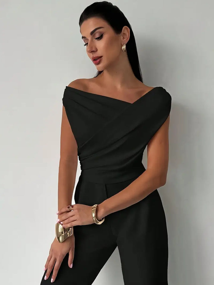 Jemima | Draped One Shoulder Top