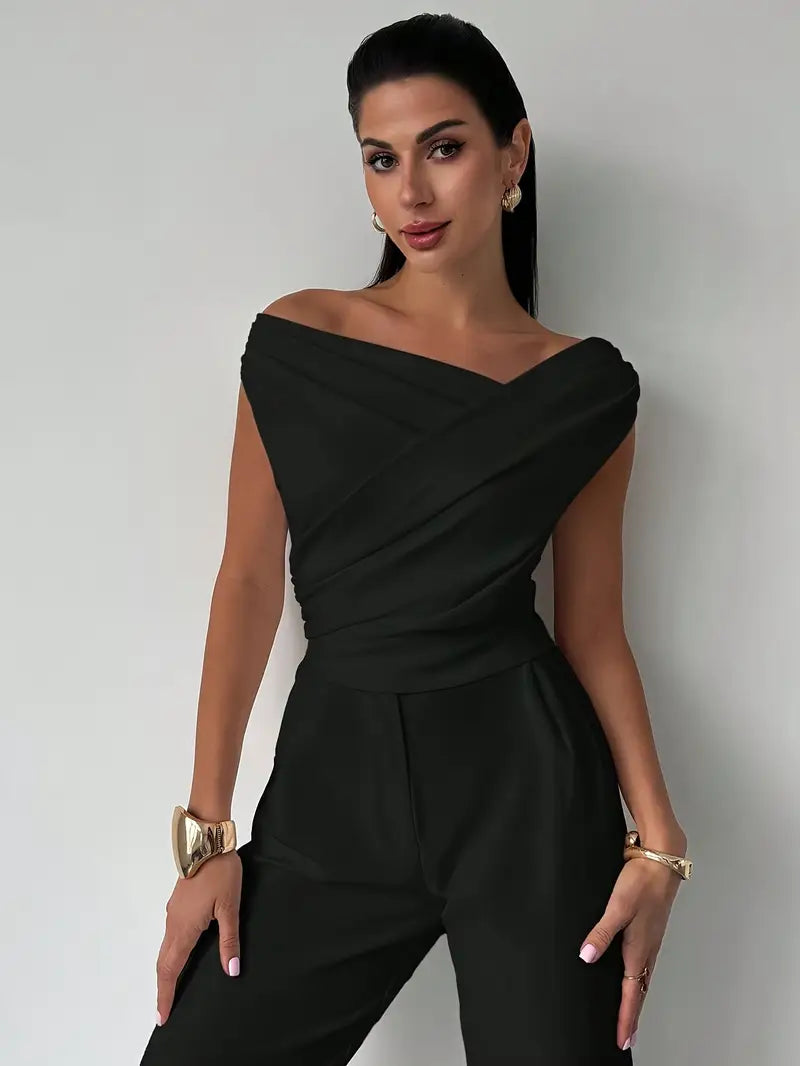 Jemima | Draped One Shoulder Top