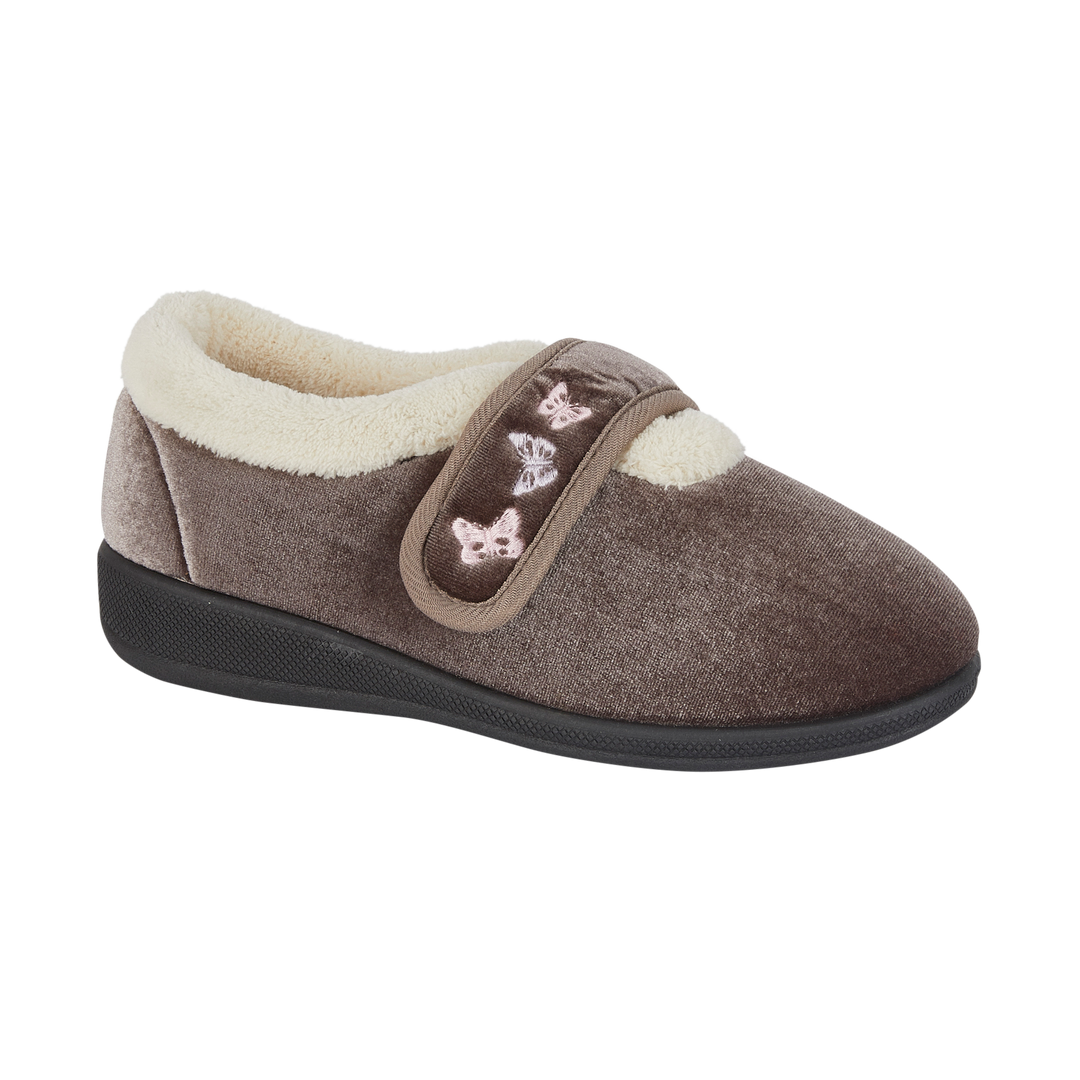 Elodie | Wide Fit Strap Slippers