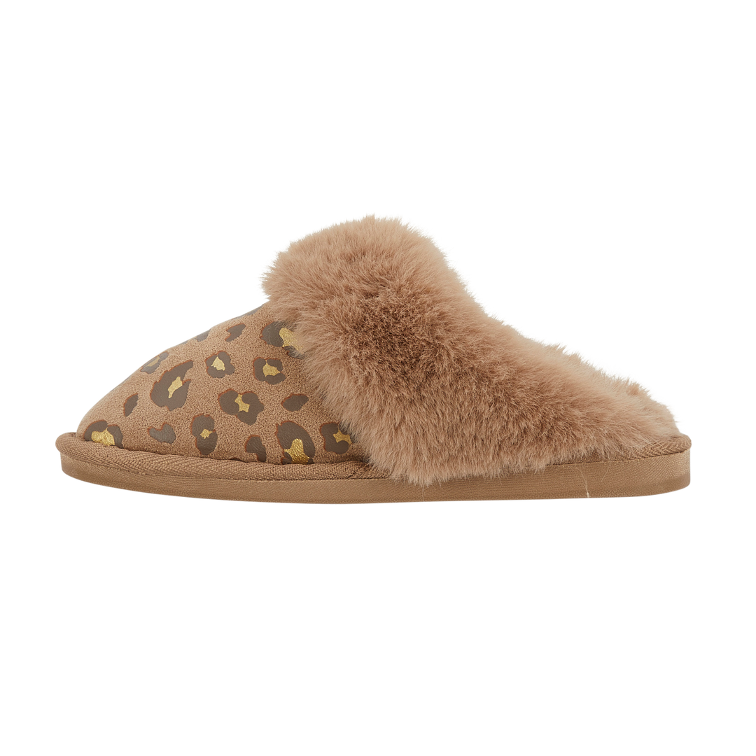 Indigo | Leopard Mule Slipper