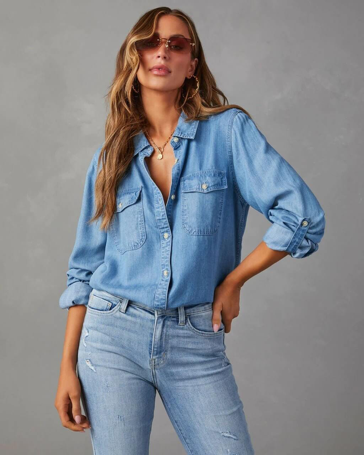 Sky | Classic Denim Shirt