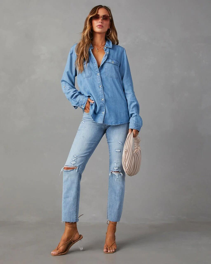 Sky | Classic Denim Shirt